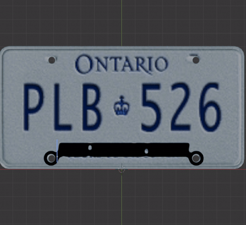 Intricate Avant-Garde 3D-Printed License Plate Frame with Logo for Car Dealerships