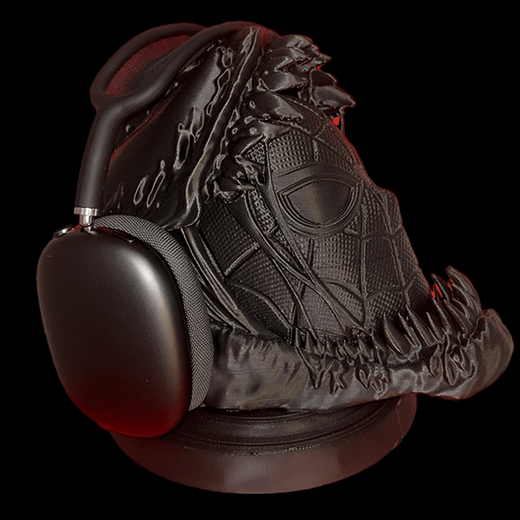 Venom & Spider - Man 3D Printed Headphone Stand – Unique Marvel Fusion Design for Gamers, Collectors, & Spider - Man Fans - TechNastVenom & Spider - Man 3D Printed Headphone Stand – Unique Marvel Fusion Design for Gamers, Collectors, & Spider - Man Fans3D Printed Headphone HoldeTechNastTechNastTH - HE - SPIDERVENOM - O#