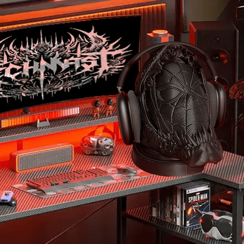 Venom & Spider - Man 3D Printed Headphone Stand – Unique Marvel Fusion Design for Gamers, Collectors, & Spider - Man Fans - TechNastVenom & Spider - Man 3D Printed Headphone Stand – Unique Marvel Fusion Design for Gamers, Collectors, & Spider - Man Fans3D Printed Headphone HoldeTechNastTechNastTH - HE - SPIDERVENOM - O#
