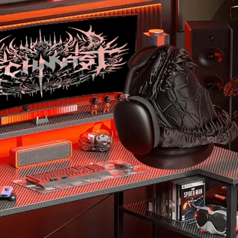 Venom & Spider - Man 3D Printed Headphone Stand – Unique Marvel Fusion Design for Gamers, Collectors, & Spider - Man Fans - TechNastVenom & Spider - Man 3D Printed Headphone Stand – Unique Marvel Fusion Design for Gamers, Collectors, & Spider - Man Fans3D Printed Headphone HoldeTechNastTechNastTH - HE - SPIDERVENOM - O#