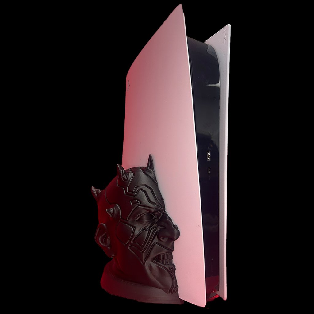 Darth Maul 3D Printed PS5 Stand - Star Wars Sith Lord Display for Gaming Setup - TechNastDarth Maul 3D Printed PS5 Stand - Star Wars Sith Lord Display for Gaming Setup3D - Printed PlayStation StanTechNastTechNast#
