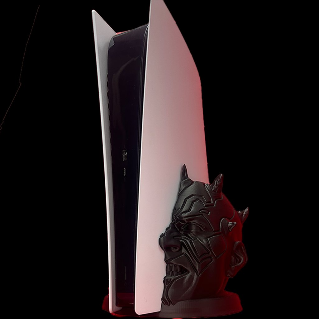 Darth Maul 3D Printed PS5 Stand - Star Wars Sith Lord Display for Gaming Setup - TechNastDarth Maul 3D Printed PS5 Stand - Star Wars Sith Lord Display for Gaming Setup3D - Printed PlayStation StanTechNastTechNast#