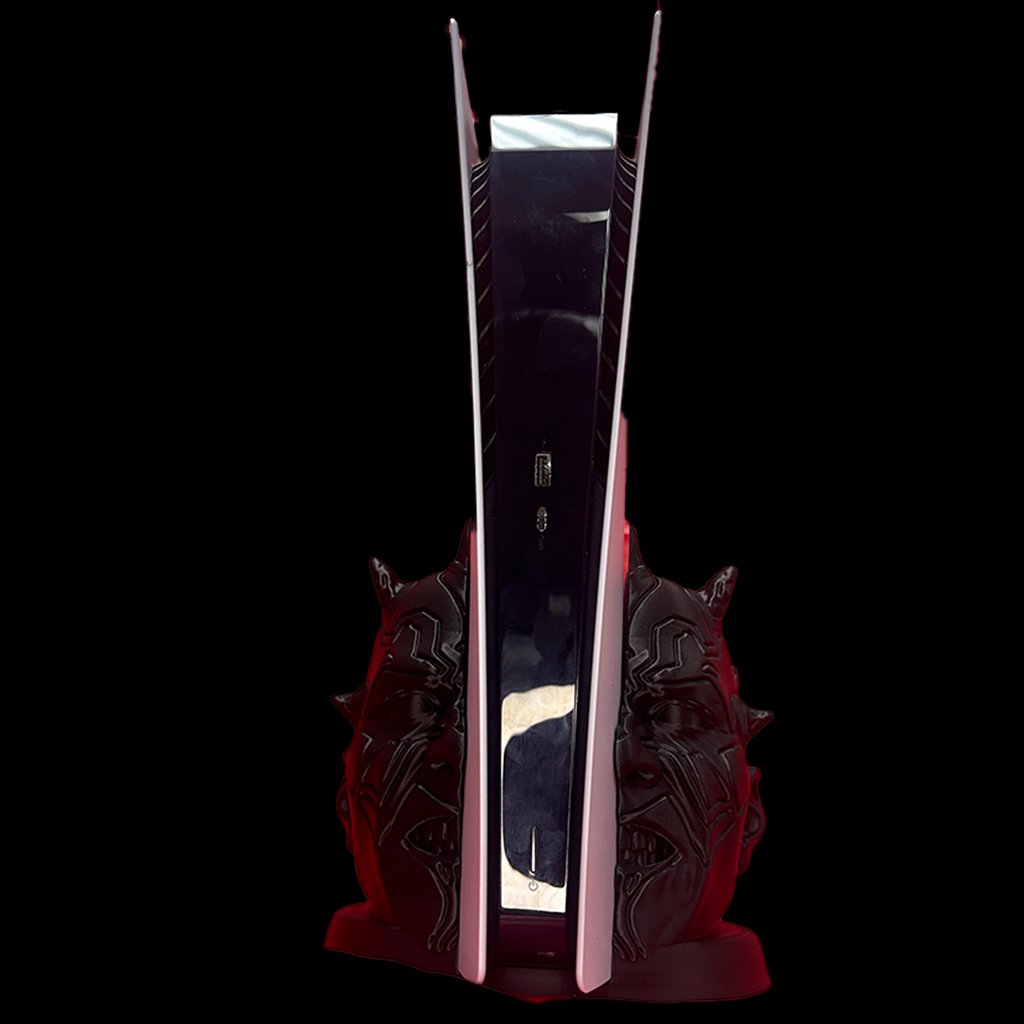 Darth Maul 3D Printed PS5 Stand - Star Wars Sith Lord Display for Gaming Setup - TechNastDarth Maul 3D Printed PS5 Stand - Star Wars Sith Lord Display for Gaming Setup3D - Printed PlayStation StanTechNastTechNast#